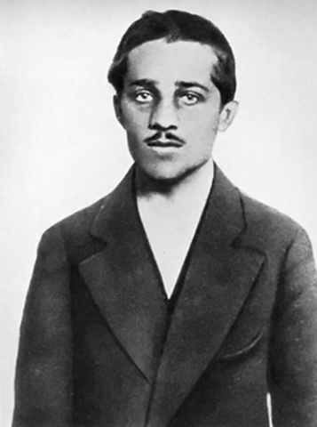 Retrato de Gavrilo Princip